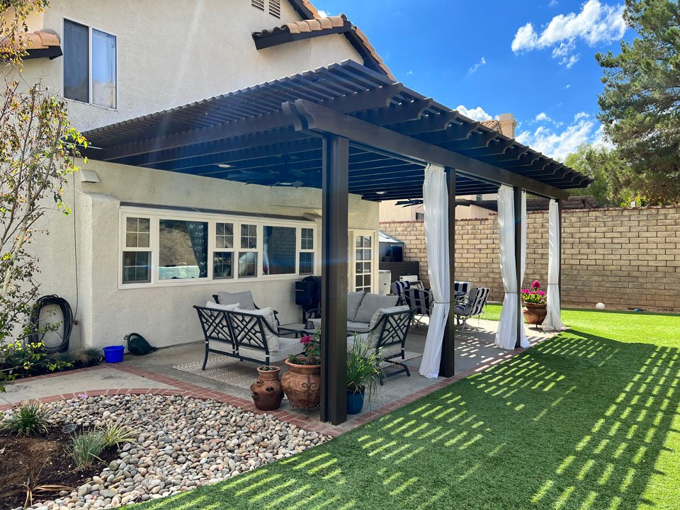 Aluminum Lattice Patio Cover in Ogden, Utah