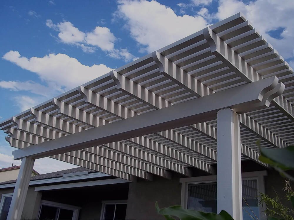 Lattice Patio Cover in Ogden, Utah
